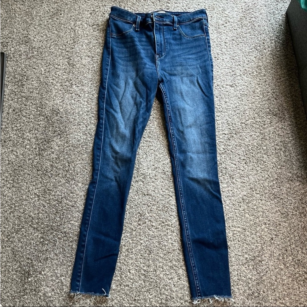 Abercrombie & Fitch Dark Blue Skinny Jeans